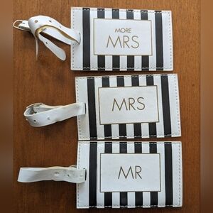 Mr. And Mrs. Luggage Tags